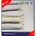 MICC K tipo cable de termopar recubierto de PVC